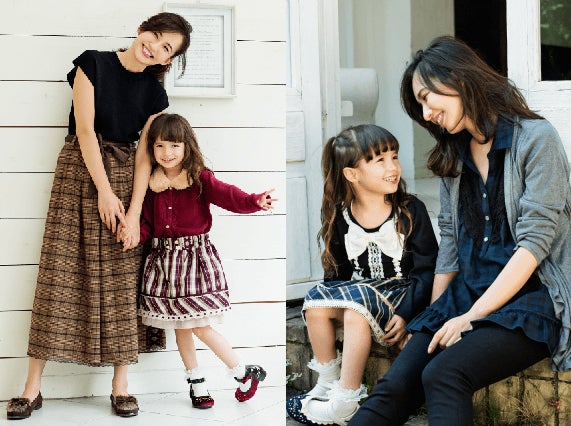 おしゃれなママに！チェック柄でさり気ないリンクコーデ