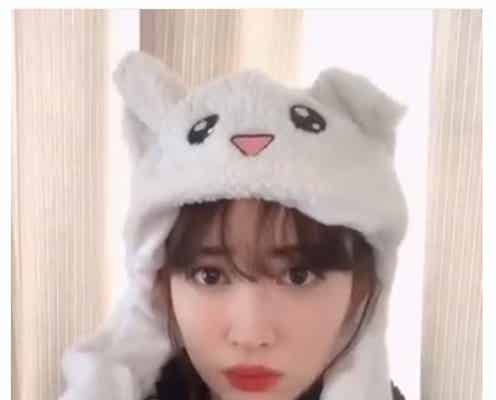小嶋陽菜、動く猫耳帽子をぴょこぴょこ「可愛さ爆発」と反響殺到