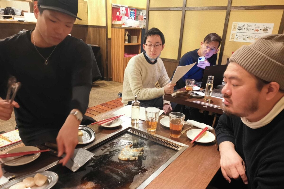 鳥羽シェフのもんじゃ焼き店