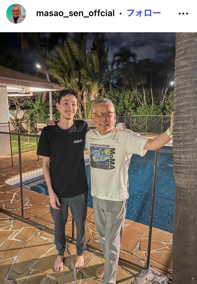 千昌夫Instagramより