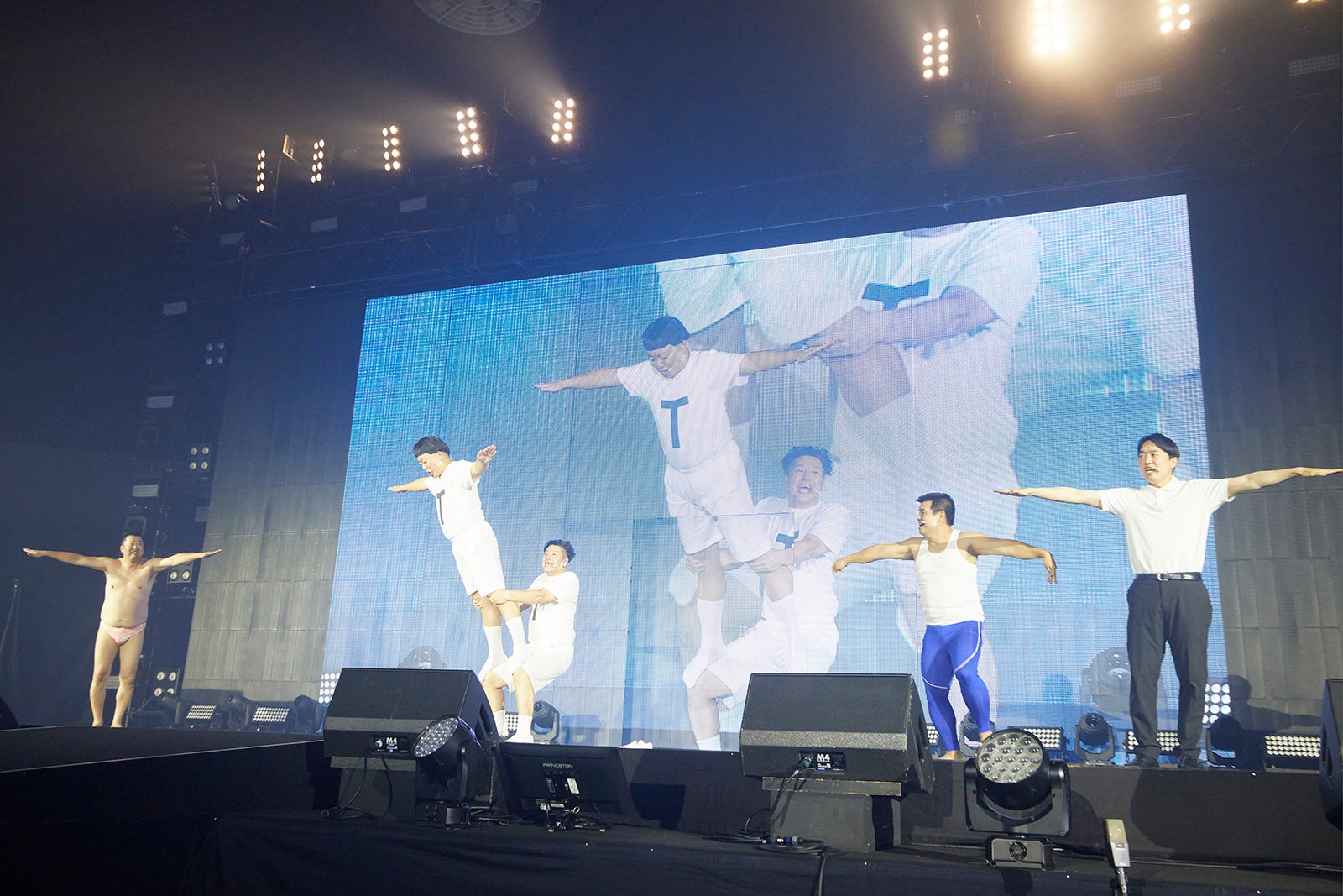 ゴッドタレント（チョコレートプラネット、とにかく明るい安村、ジェラードン）／第二部「CHOCO FES 2025」（C）吉本興業