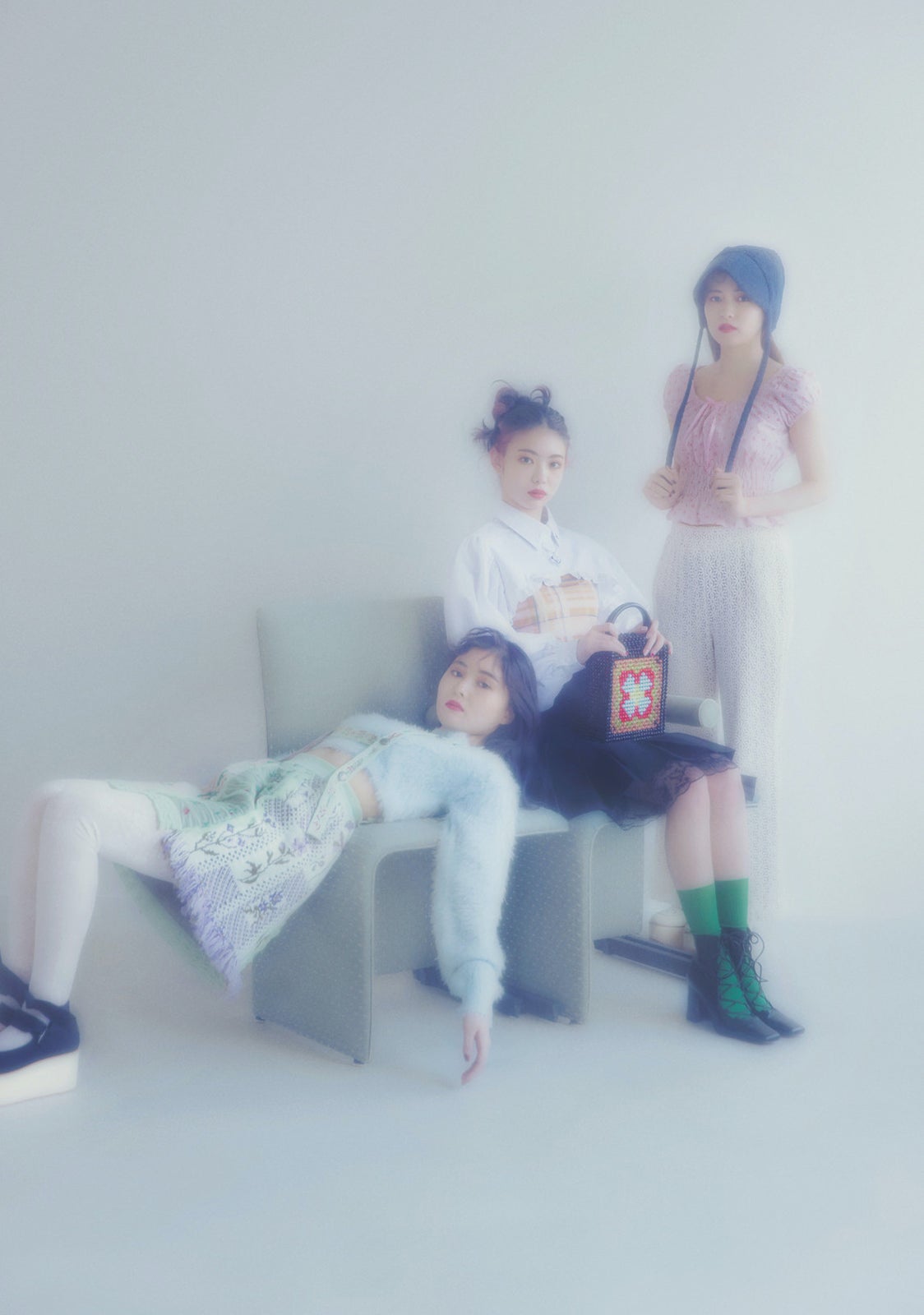 頓知気さきな、池間琉杏、新條由芽（提供写真）