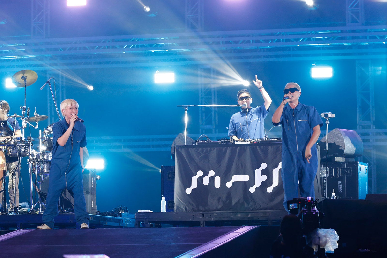 25日に出演したm-flo（写真提供：avex） 