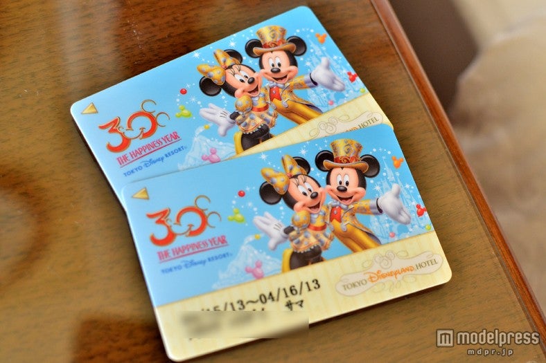 30周年限定ルームキー／東京ディズニーランドホテル