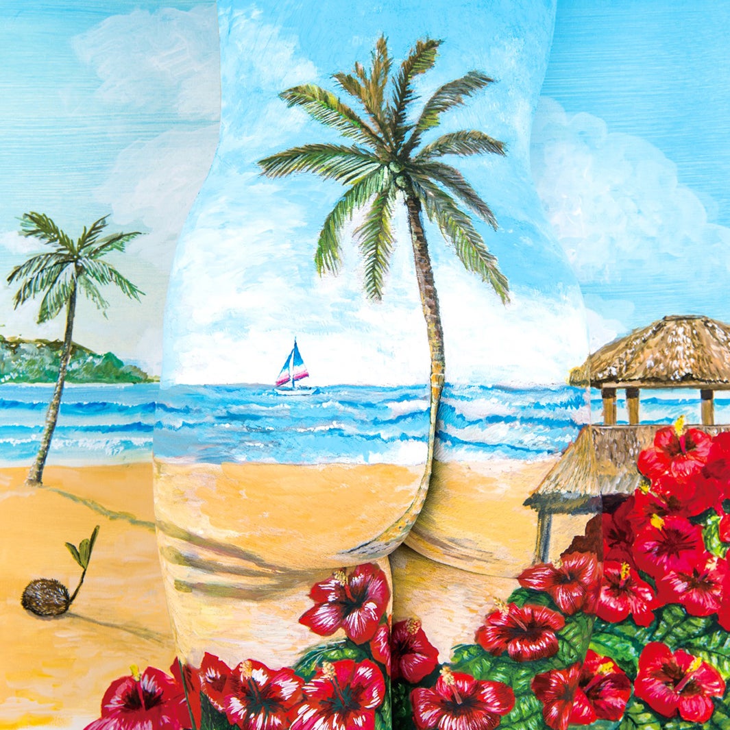 ケツメイシ「ヤシの木のように／カラーバリエーション／君との夏」（8月3日発売）ジャケット