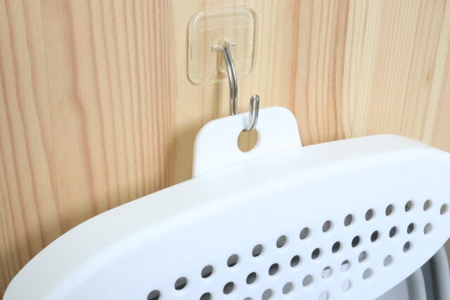 ダイソーの折りたたみバケツ（5L、水切り付）6