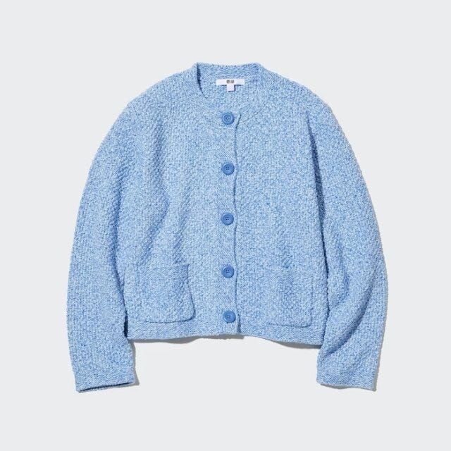 ユニクロ　uniqlo　レディース　おすすめ　オススメ　コスパ　2023　春　値下げ　セール　トップス　ニットショートジャケット　ジャケット　アウター　カーディガン