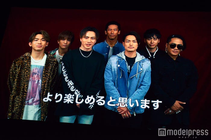 VTR出演した三代目J Soul Brothers from EXILE TRIBE(C)モデルプレス