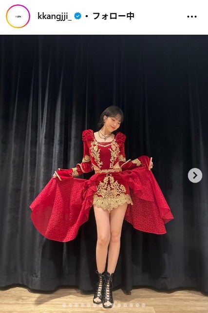 知英Instagramより