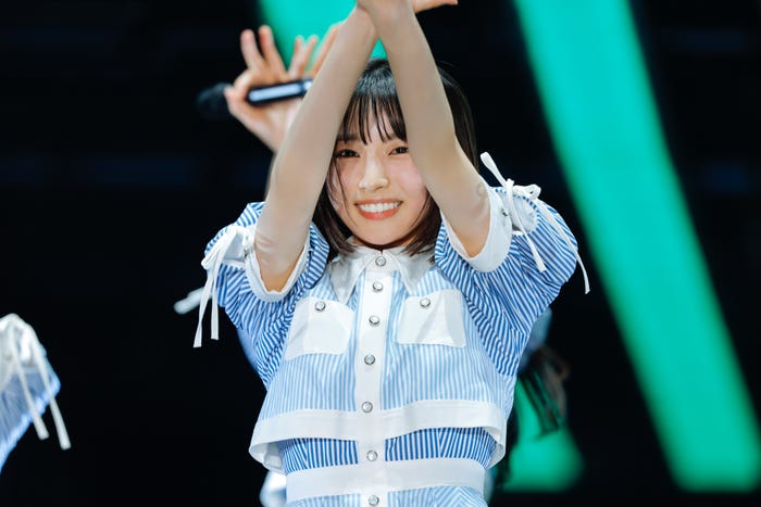 大野愛実/日向坂46五期生「おもてなし会」撮影:上山陽介