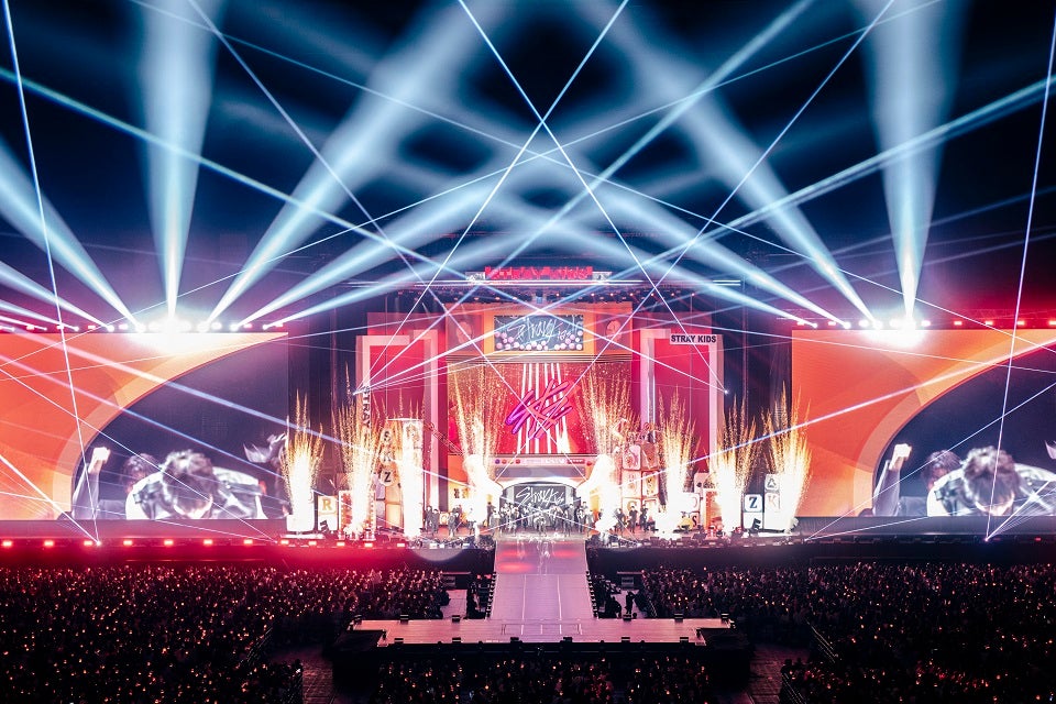 Stray Kids「Stray Kids Fan Connecting 2024 “SKZ TOY WORLD”」の様子／撮影：田中聖太郎写真事務所