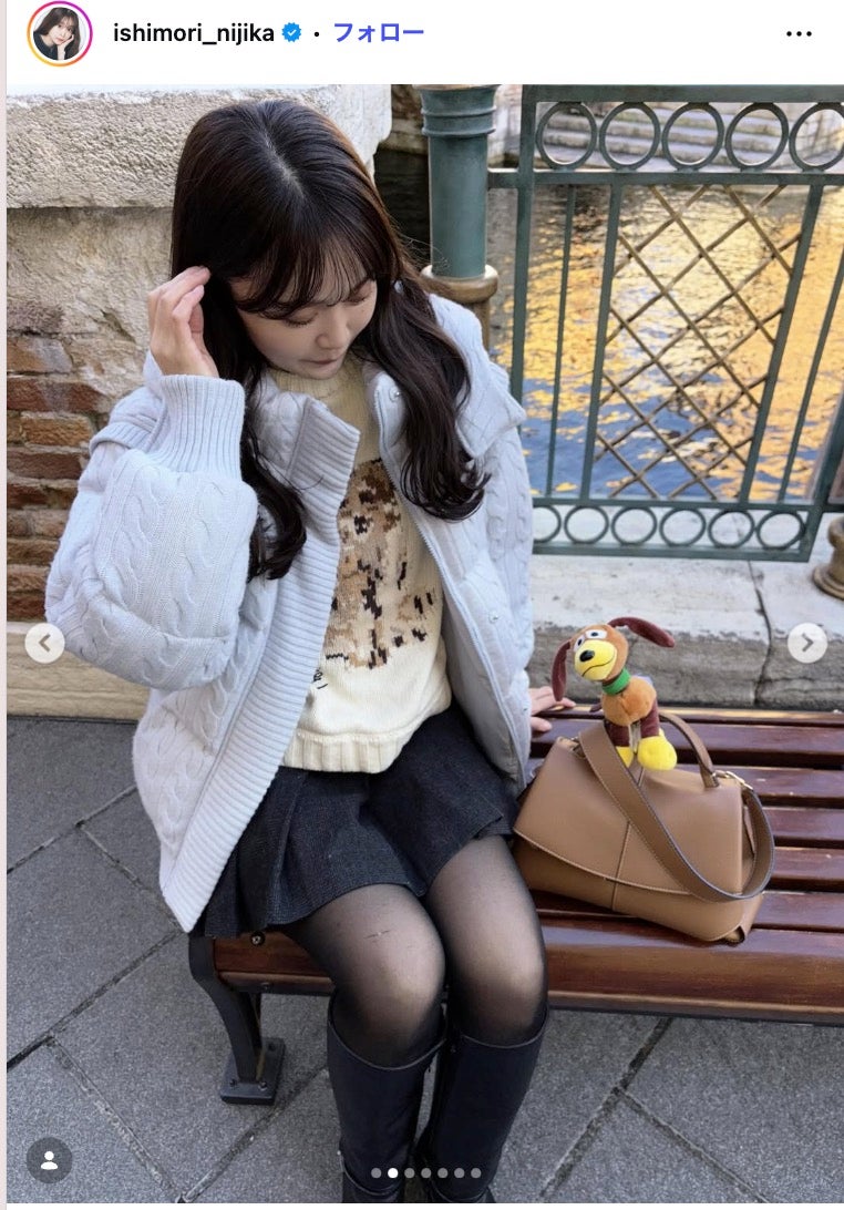 石森虹花Instagramより