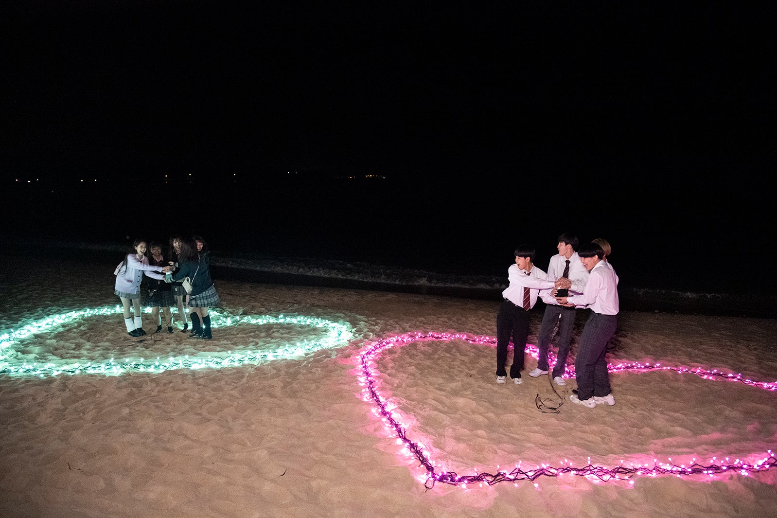 男子メンバーが告白することに「今日、好きになりました。-春桜編-」第1話より（C）AbemaTV, Inc.