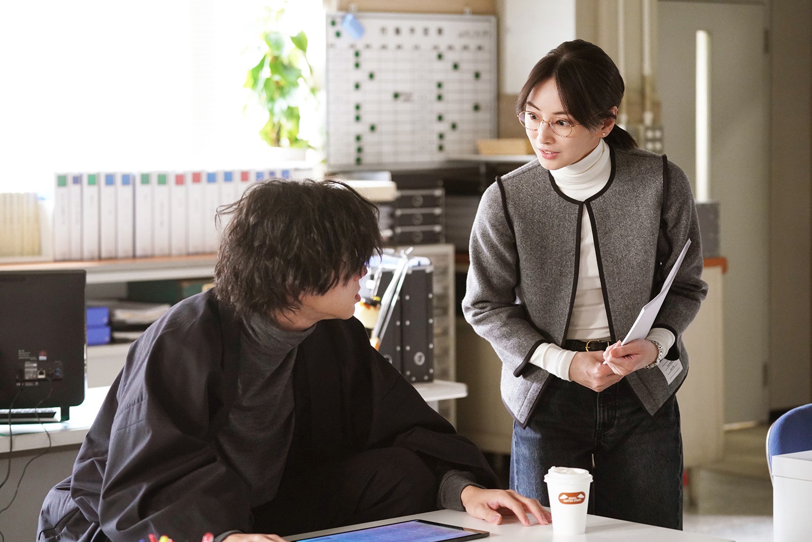 山田裕貴、北川景子 「女神の教室～リーガル青春白書～」第4話より（C）フジテレビ