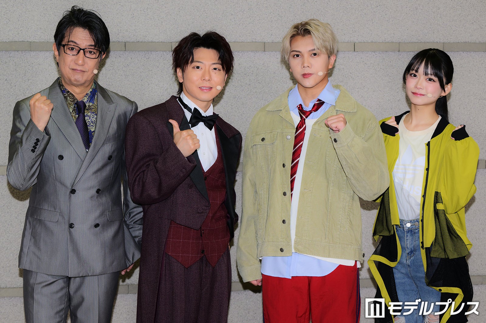 瀬下尚人、後藤健流、佐々木大光、田中梨瑚（C）モデルプレス