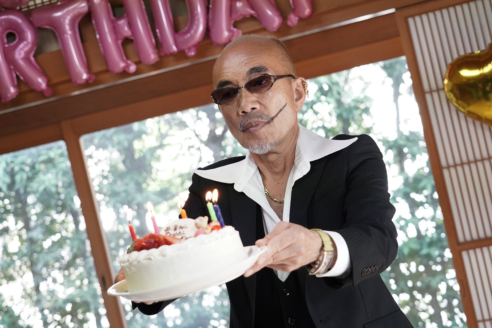 竹中直人／『「極主夫道」爆笑！カチコミSP』より（C）おおのこうすけ／新潮社・ytv