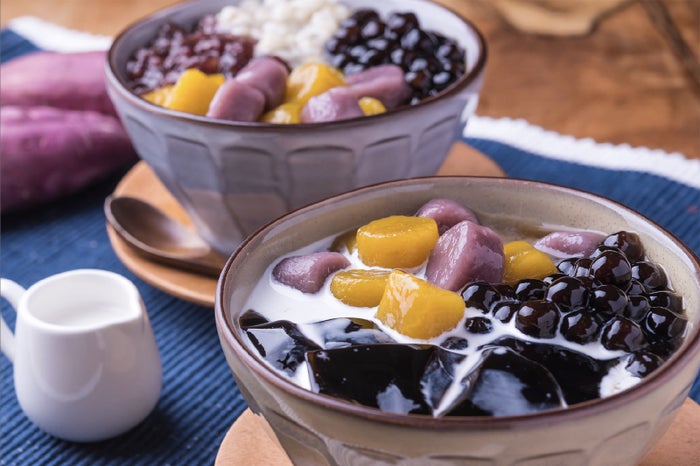 もちもち食感が特徴のやみつき芋圓／画像提供：リープ