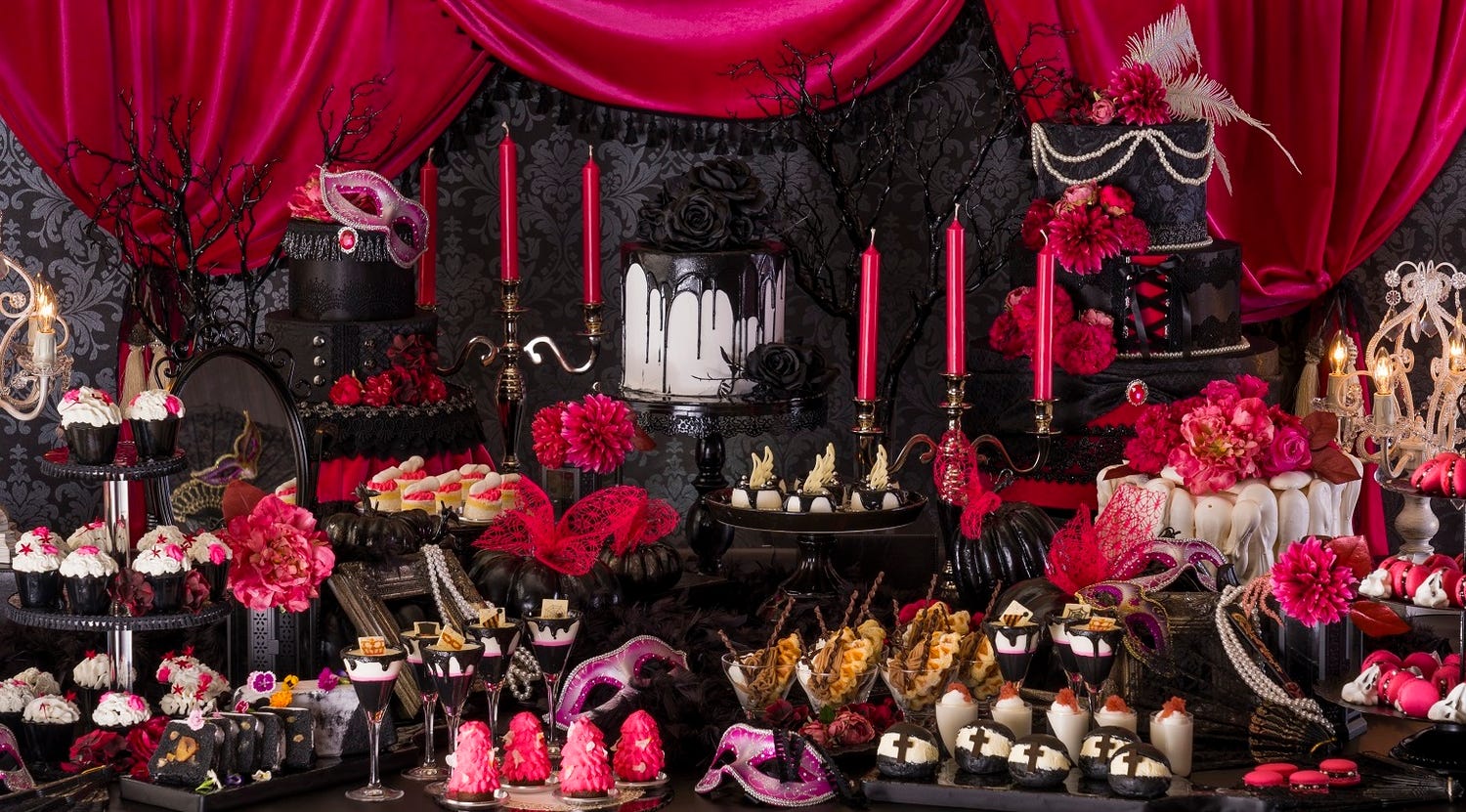 仮面舞踏会がテーマ!「マスカレード・パーティースイーツビュッフェ」福岡で開催