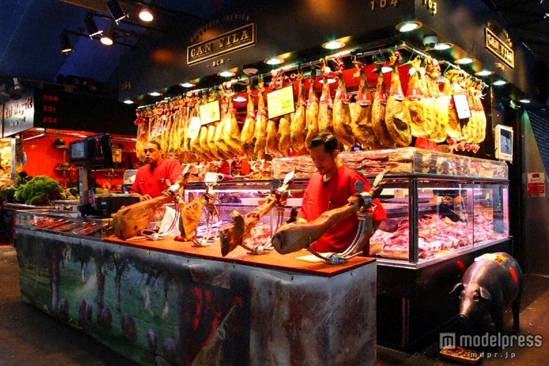 スペインのボケリア市場（C）TBS