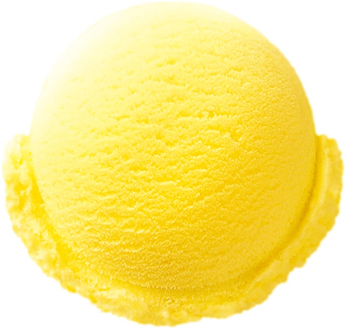 レモンシャーベット(提供写真)