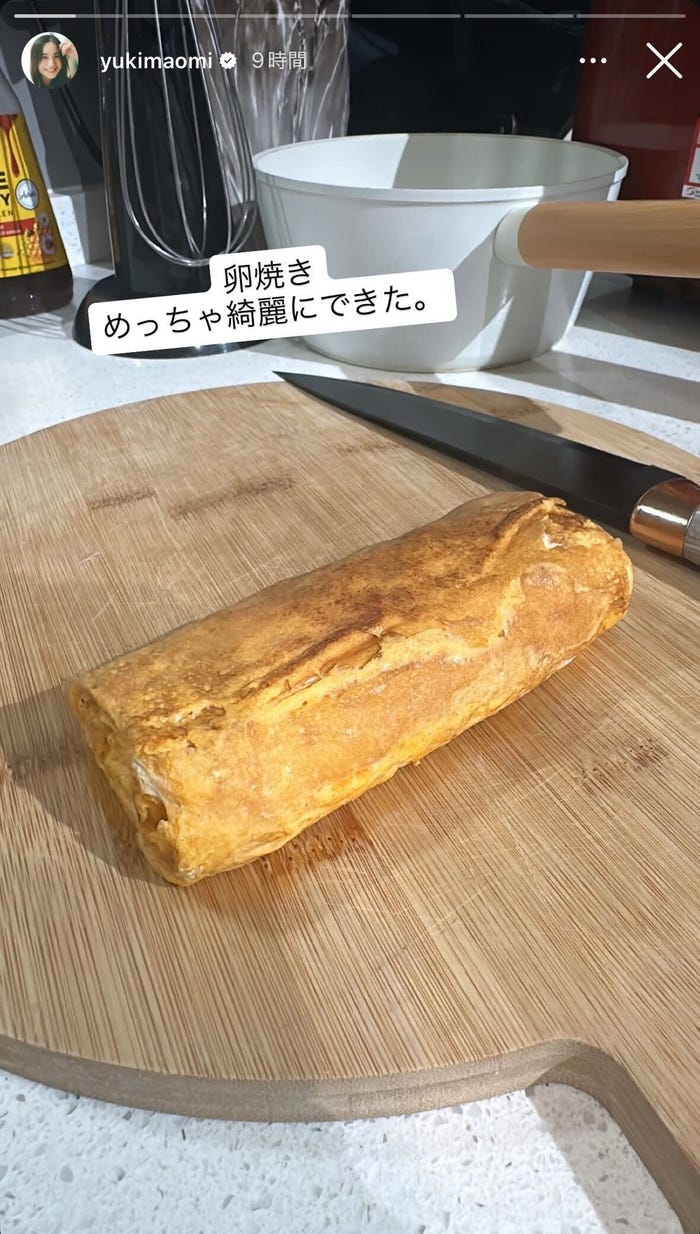 優木まおみInstagramストーリーズより