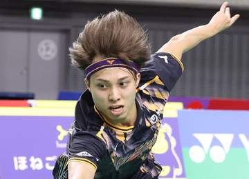 バドミントン 奈良岡功大がベスト8進出 「なんとかギリギリ勝てた」 ジャパンOP