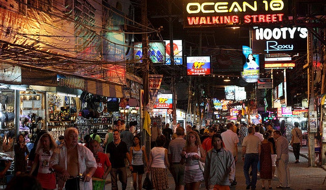 Pattaya Walking Street by Roman Lashkin