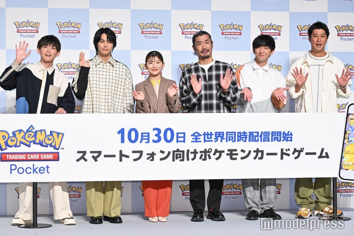 (左から)松丸亮吾、神尾楓珠、伊藤沙莉、菅良太郎、向井慧、尾形貴弘(C)モデルプレス