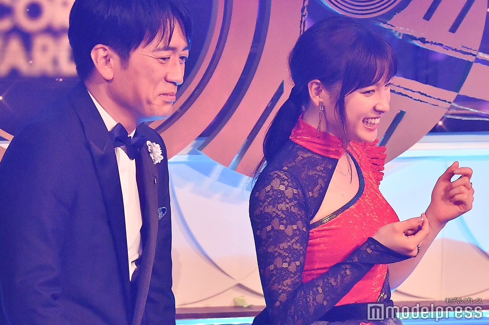 安住紳一郎TBSアナウンサー、土屋太鳳 （C）モデルプレス