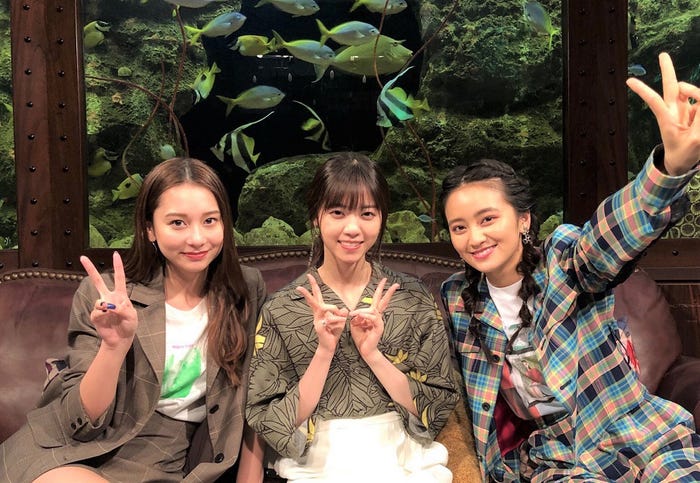 Niki、西野七瀬、岡田結実(C)カンテレ