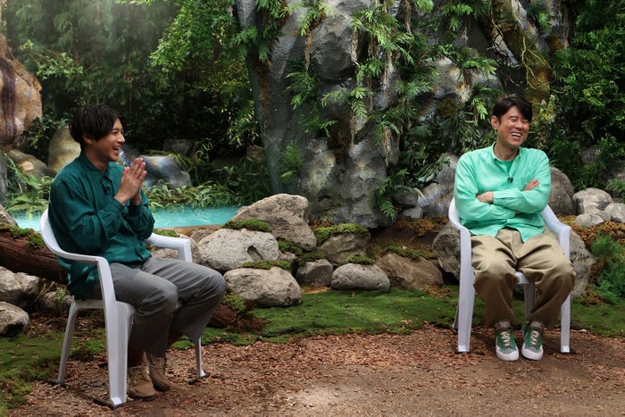 (左から)山田裕貴、原田泰造(C)フジテレビ