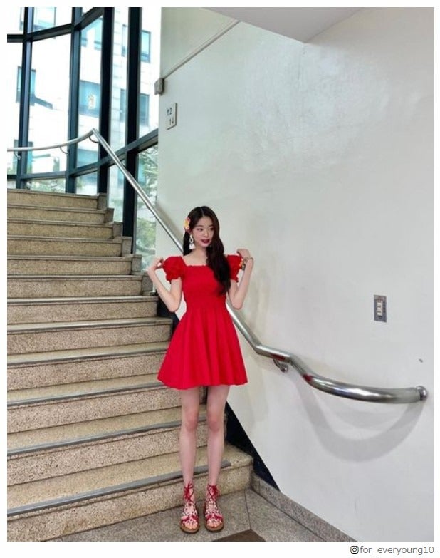 IVEウォニョン「脚が長すぎて短く加工」の真相告白