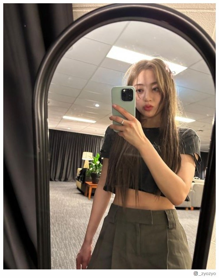 TWICEジヒョ、黒髪からイメチェン 新髪色に注目集まる「めちゃくちゃ可愛い」「新鮮」