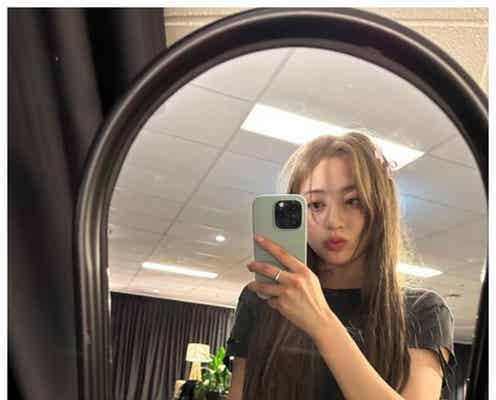 TWICEジヒョ、黒髪からイメチェン 新髪色に注目集まる「めちゃくちゃ可愛い」「新鮮」