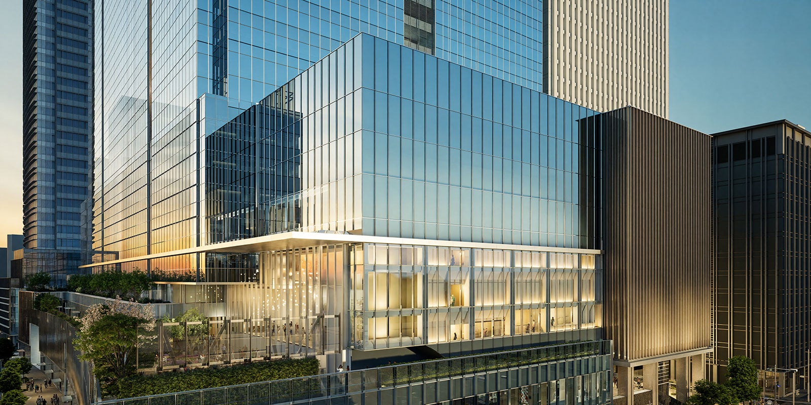 八重洲二丁目中地区第一種市街地再開発事業（提供写真）