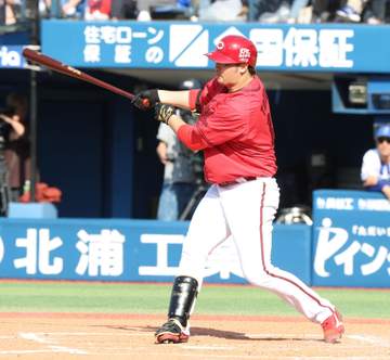広島・床田が“自援護” 野手顔負けの中前適時打で今季初打点をマーク 直後に2失点