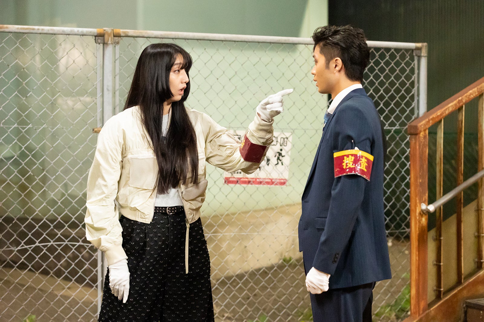 長井短、磯村勇斗「ケイジとケンジ、時々ハンジ。」第1話より（C）テレビ朝日