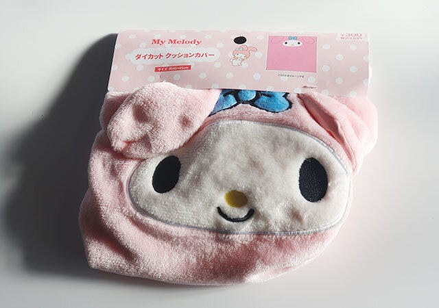 ダイソー　サンリオグッズ　マイメロディ　クッションカバー