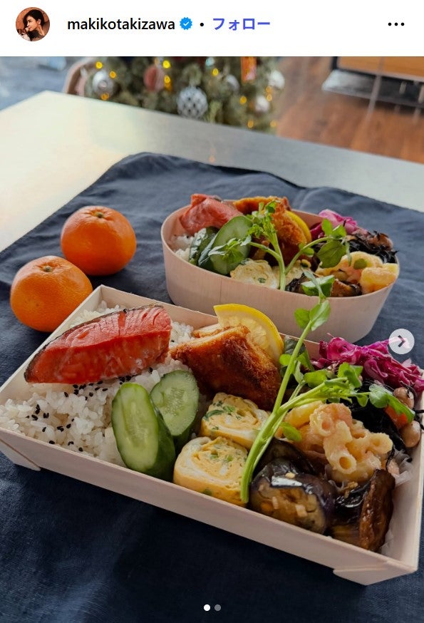 滝沢眞規子Instagramより