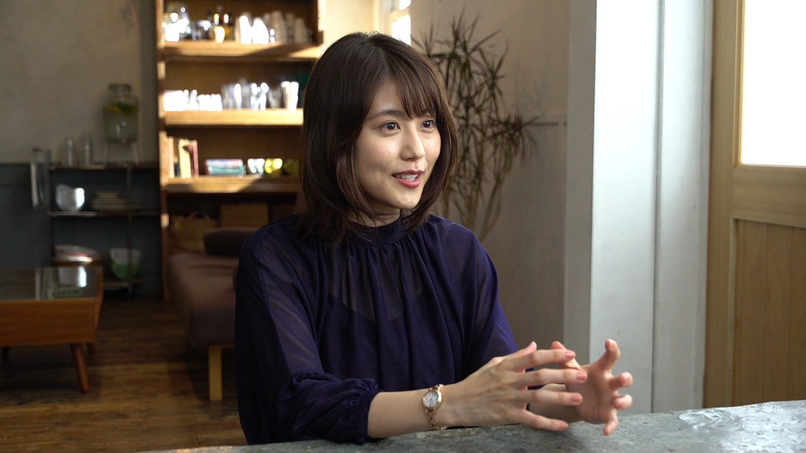 有村架純／インタビューより（提供写真）