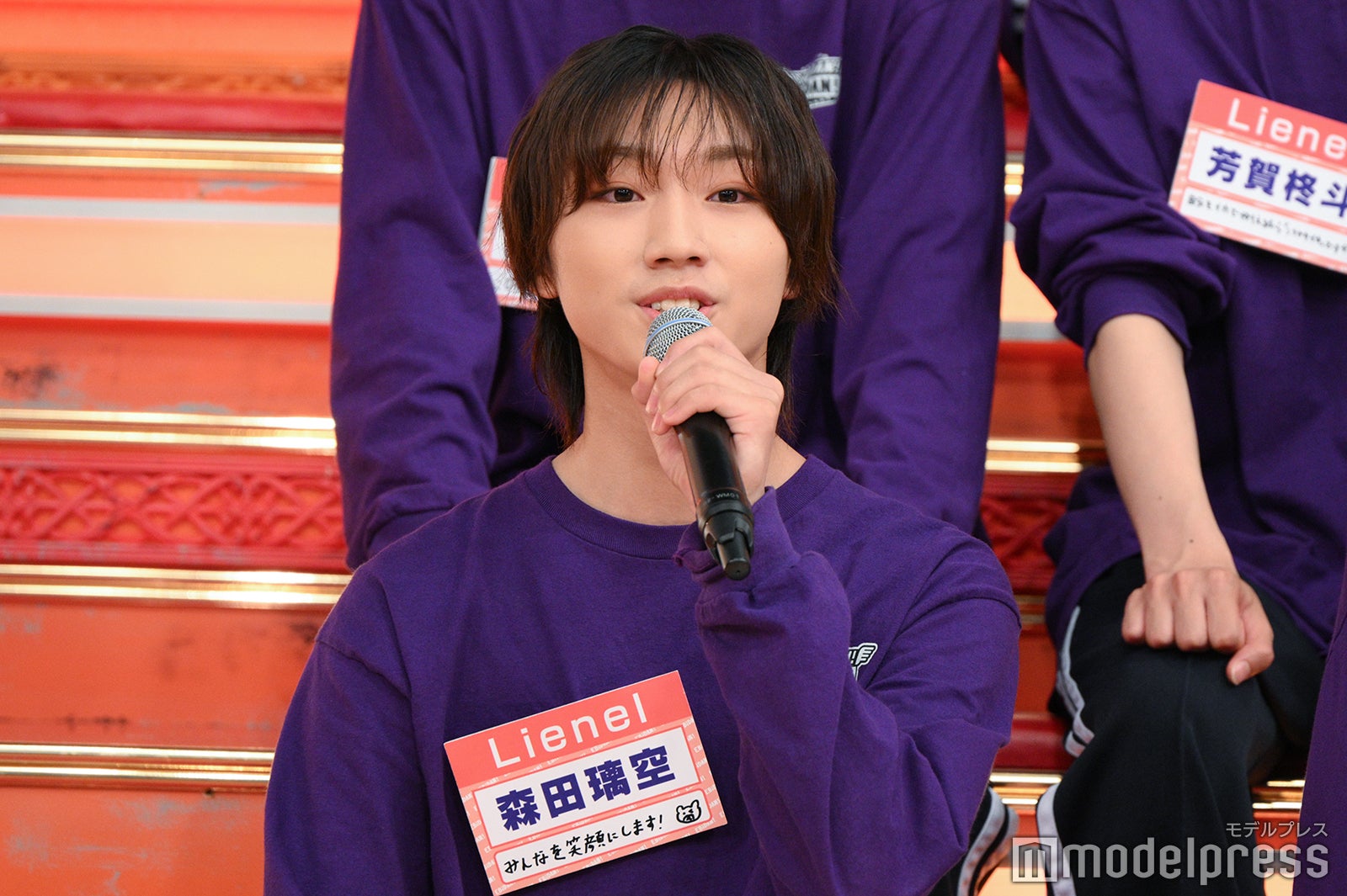 “みんなを笑顔にします！”森田璃空（C）モデルプレス