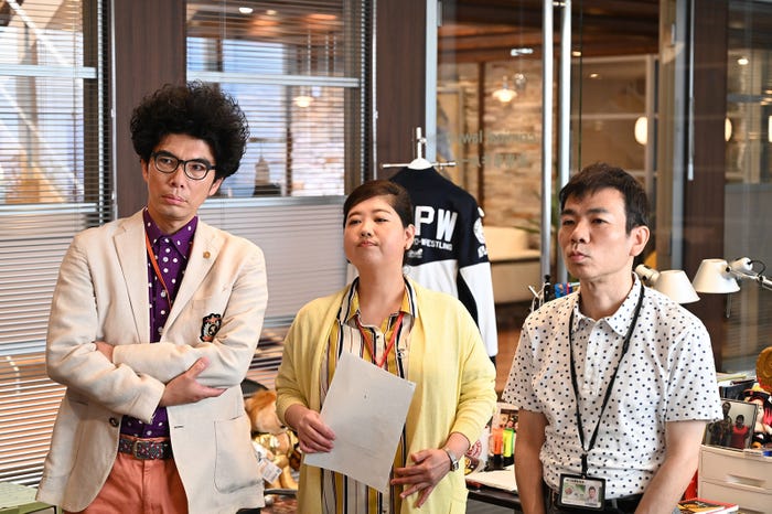 片桐仁、馬場園梓、マギー(C)2021『99.9-THE MOVIE』製作委員会