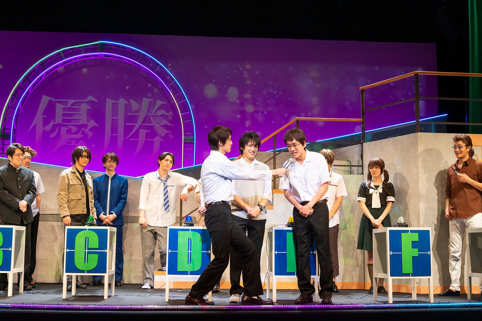 舞台「ナナマル サンバツ THE QUIZ STAGE O」ゲネプロより／提供画像