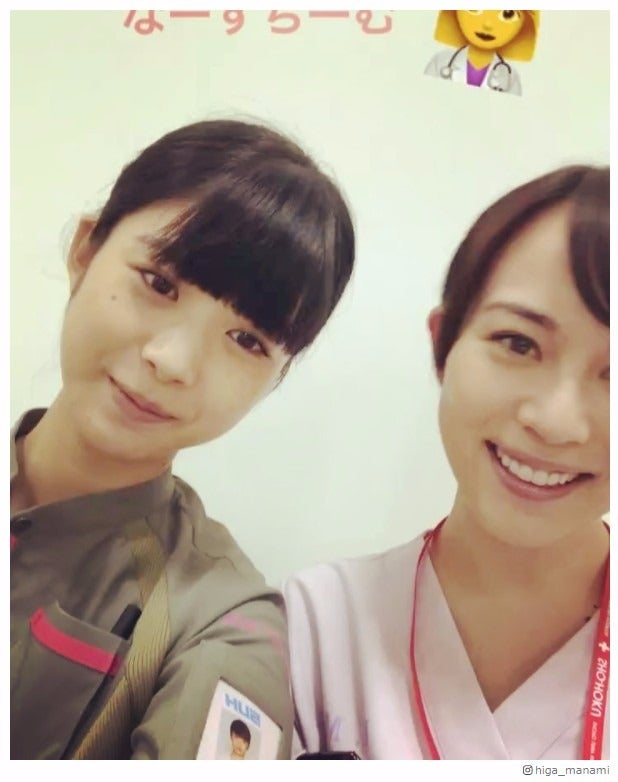 比嘉愛未＆馬場ふみか「コード・ブルー」“ナースチーム”動画が癒