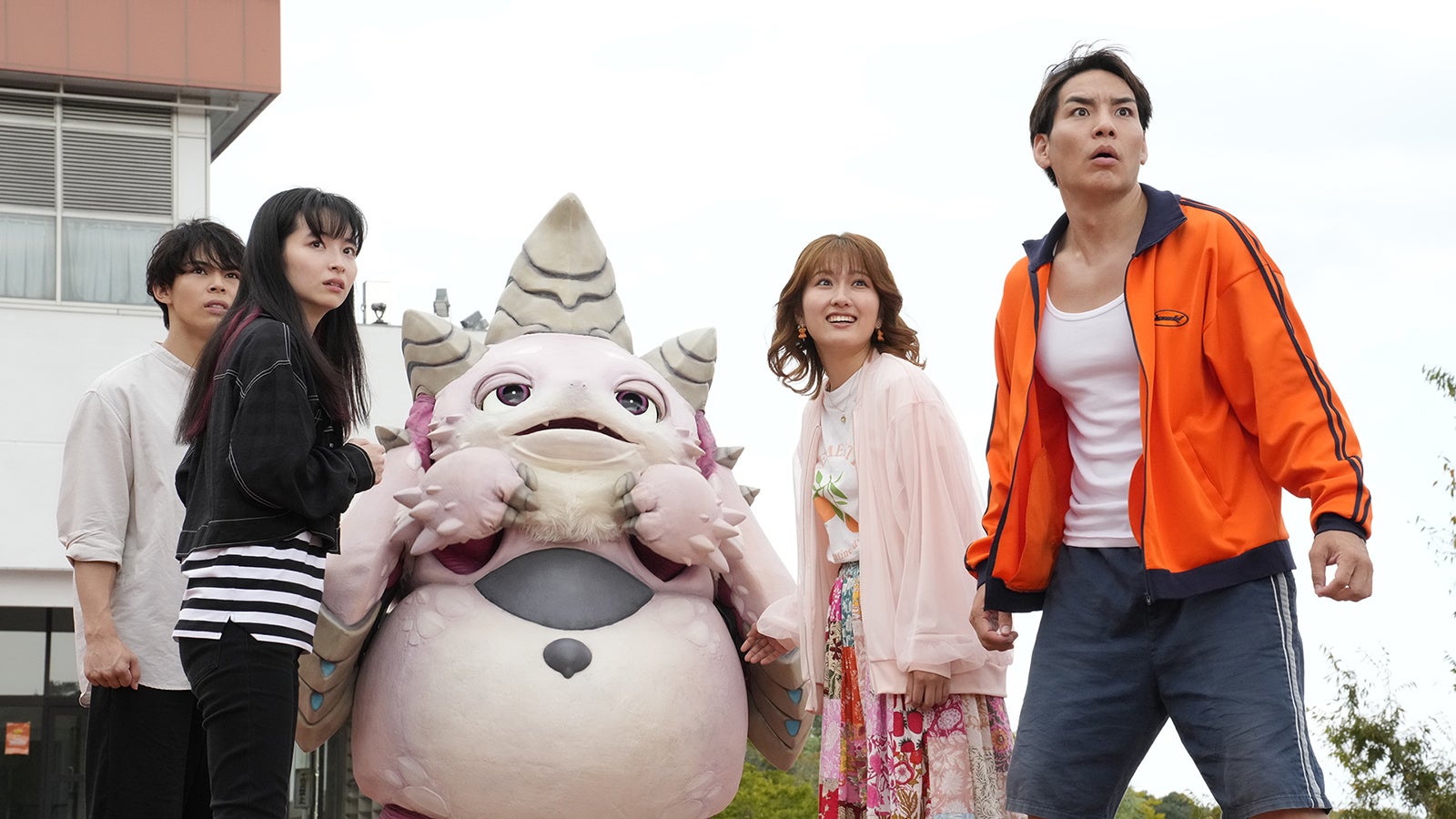 「ウルトラマンテオ」上村侑、中田乃愛、神谷天音、森本竜馬（提供写真）