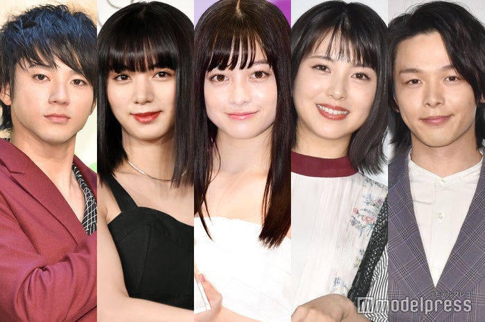 （左から）山田裕貴、池田エライザ、橋本環奈、浜辺美波、中村倫也 （C）モデルプレス