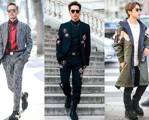 三代目JSB登坂広臣&今市隆二&NAOTO、パリ開催の「ディオールオム」コレクションに集結