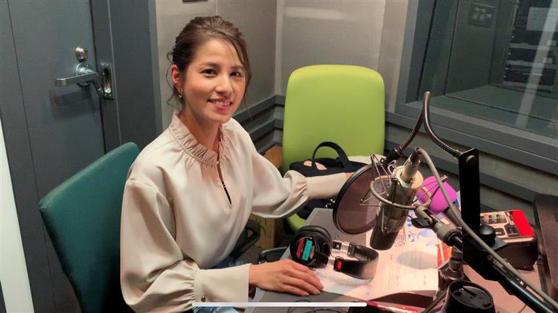 朗読に挑戦した永島優美アナウンサー（C)フジテレビ