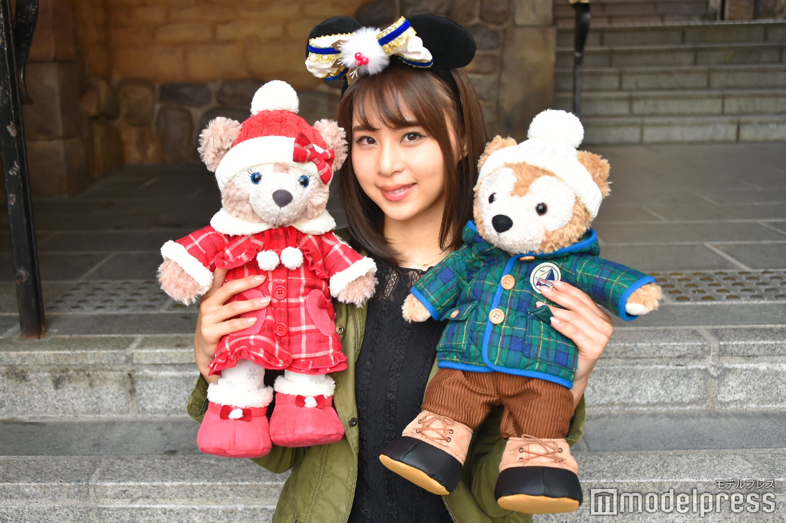約50cm大きなダッフィー＆ジェラトーニも クリスマス仕様の可愛