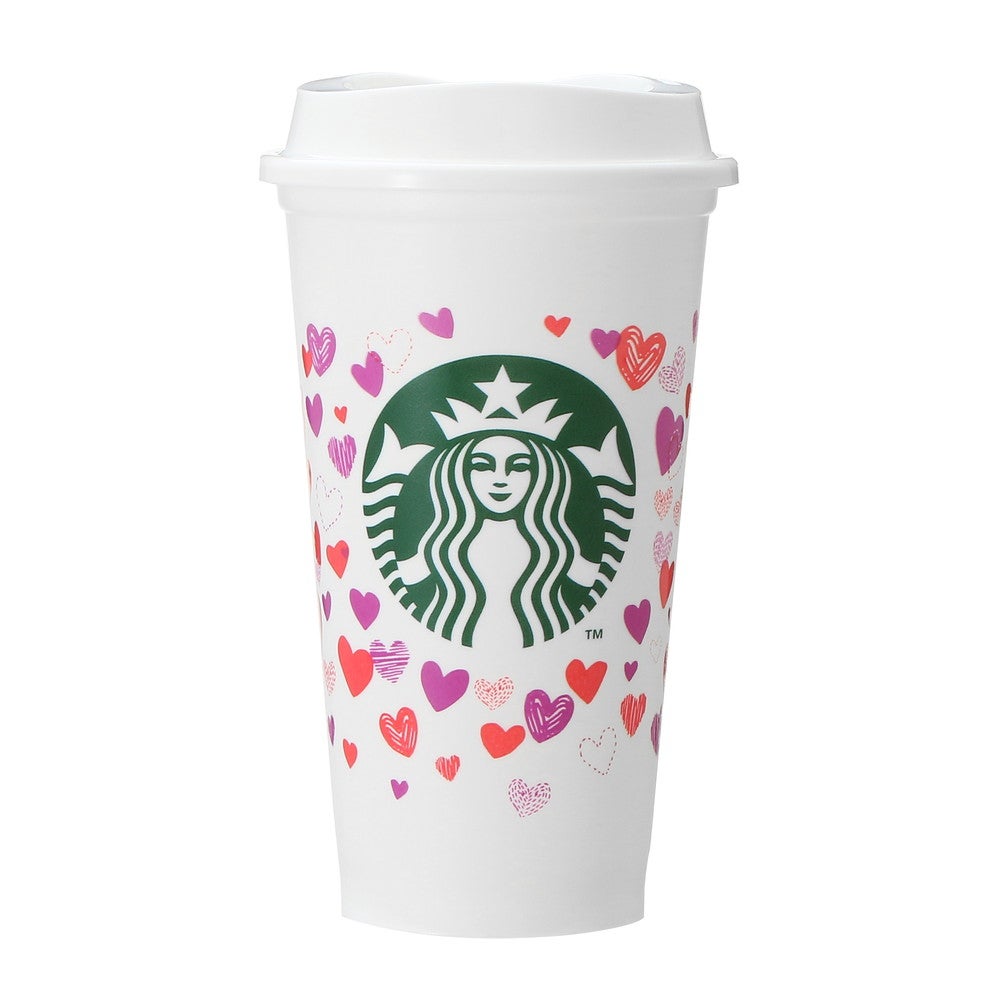 バレンタイン2022カラーチェンジングリユーザブルカップ473ml ¥440／画像提供：スターバックス コーヒー ジャパン